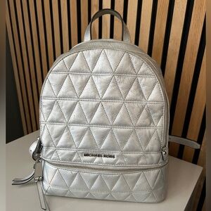 MK leather backpack